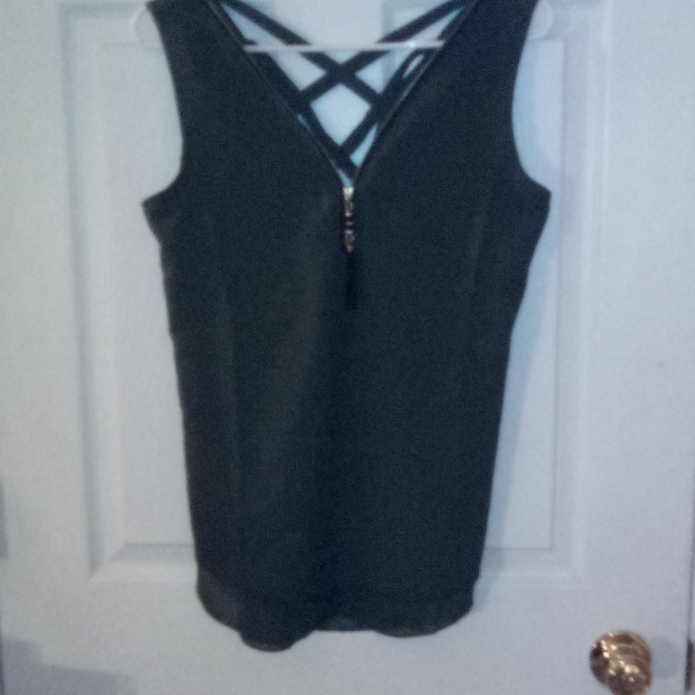 Zipper evening shirt